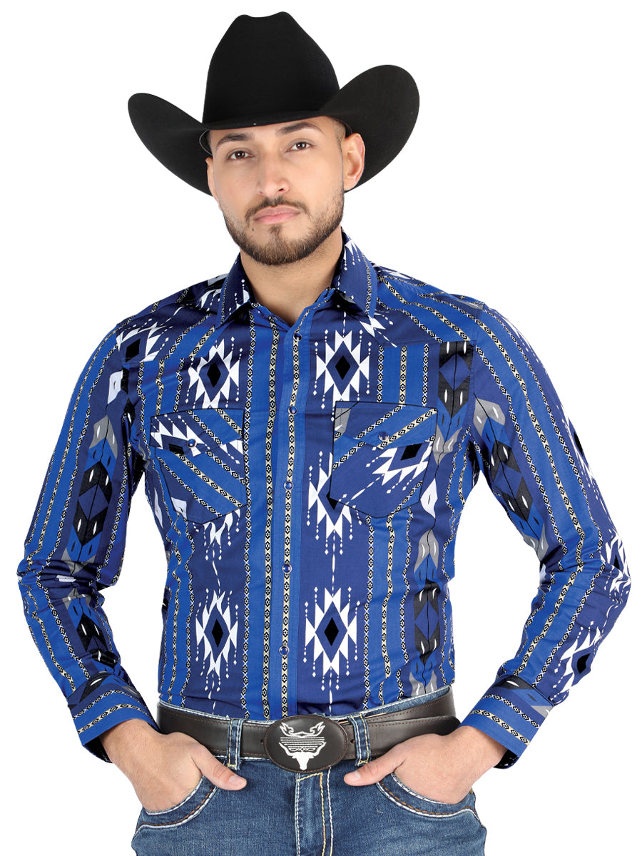 The Everyday Western Shirt — Blue (No. 44474)
