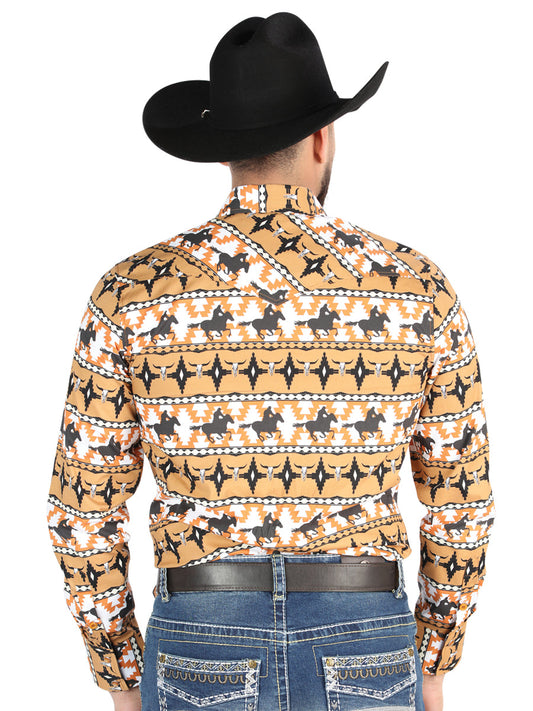 The Everyday Western Shirt — Taupe (No. 44477)
