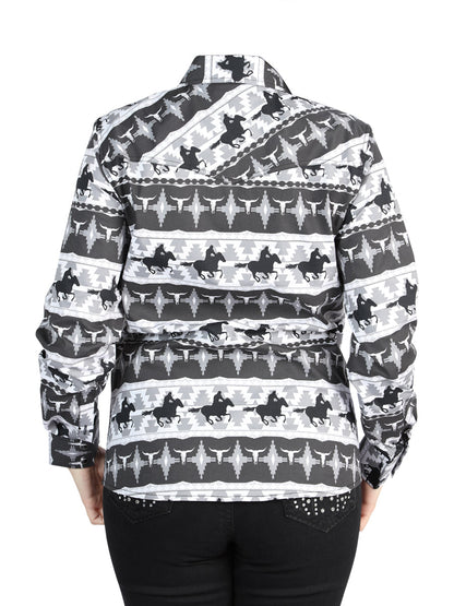 The Women's Everyday Western Shirt — Black (No. 44479)