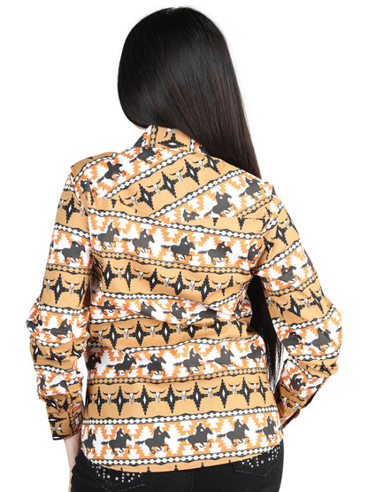 The Women's Everyday Western Shirt — Taupe (No. 44481)