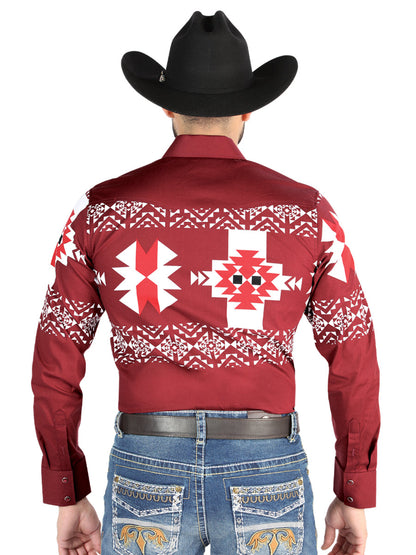 The Everyday Western Shirt — Burgundy (No. 44484)