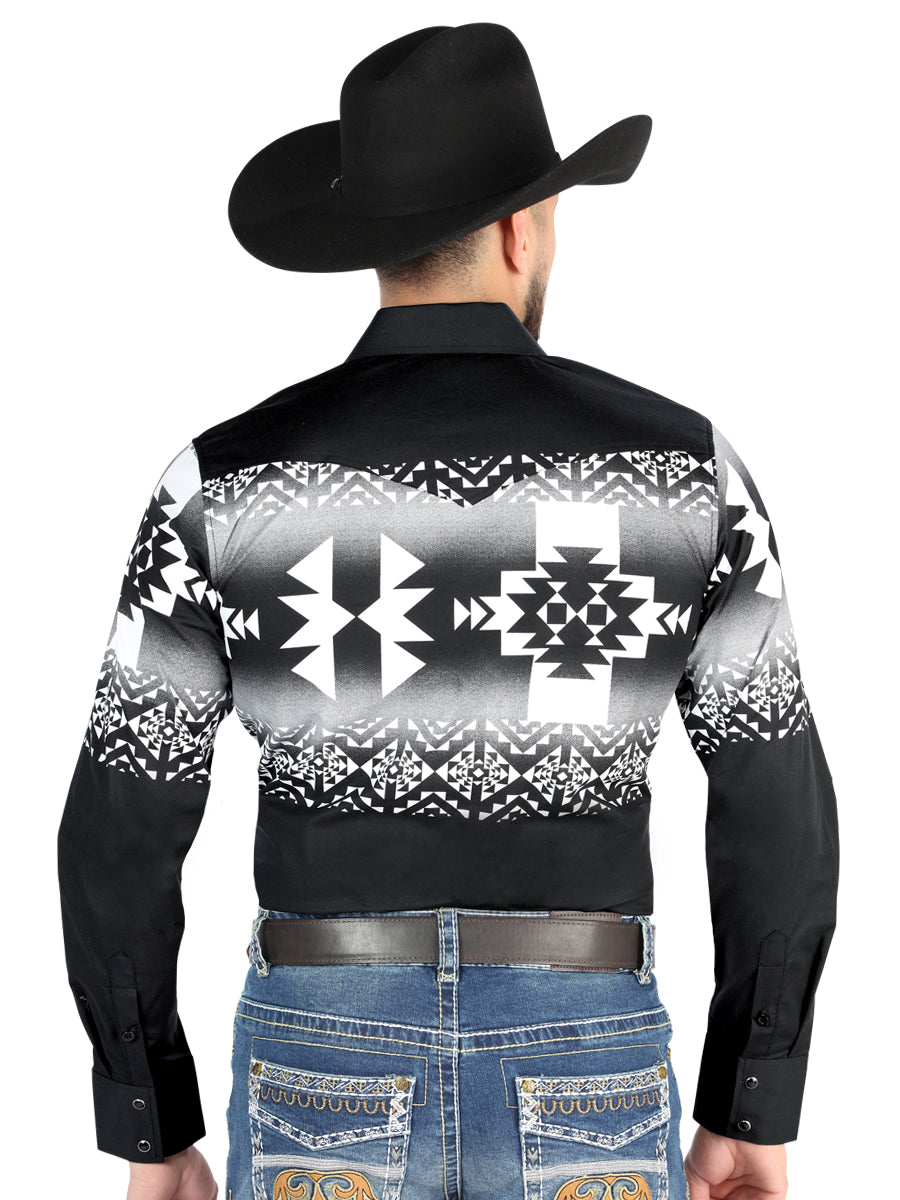 The Everyday Western Shirt — Black (No. 44485)