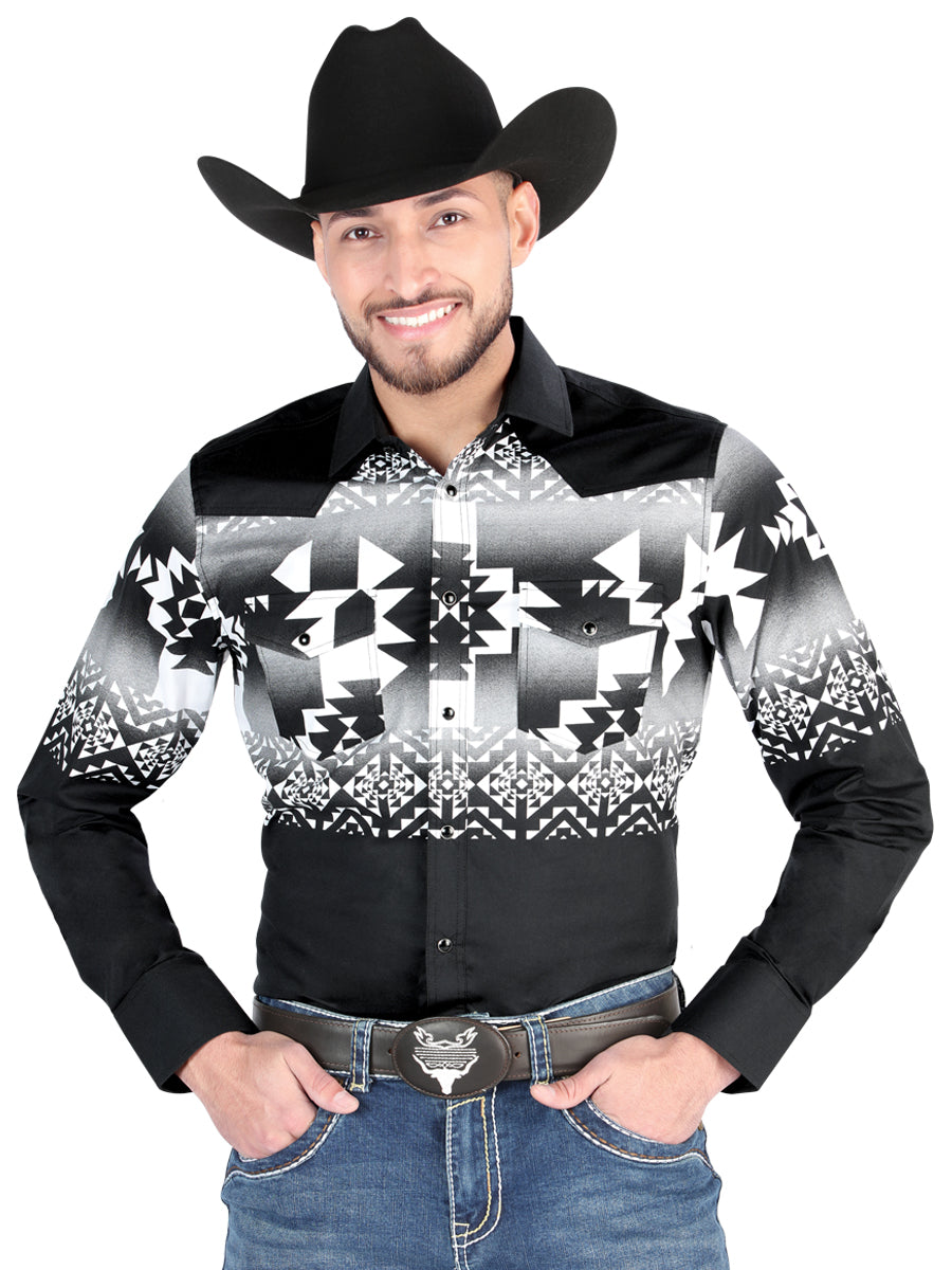The Everyday Western Shirt — Black (No. 44485)
