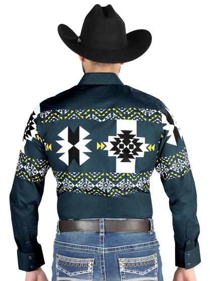 The Everyday Western Shirt — Teal (No. 44486)