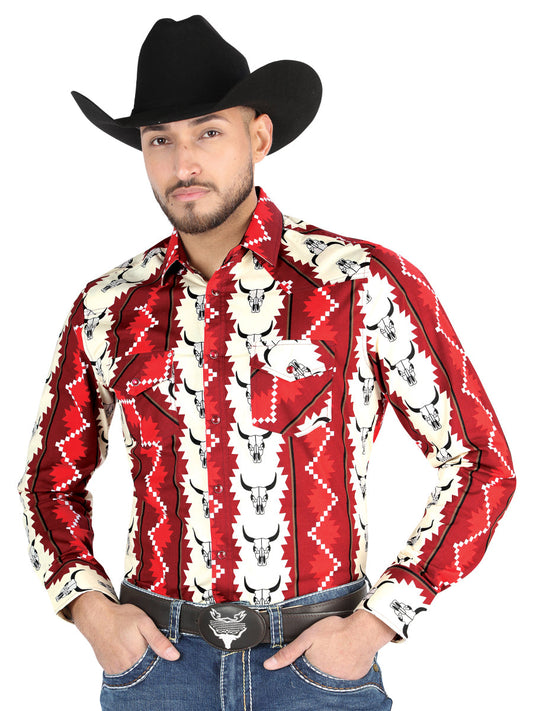 The Everyday Western Shirt — Burgundy (No. 44490)