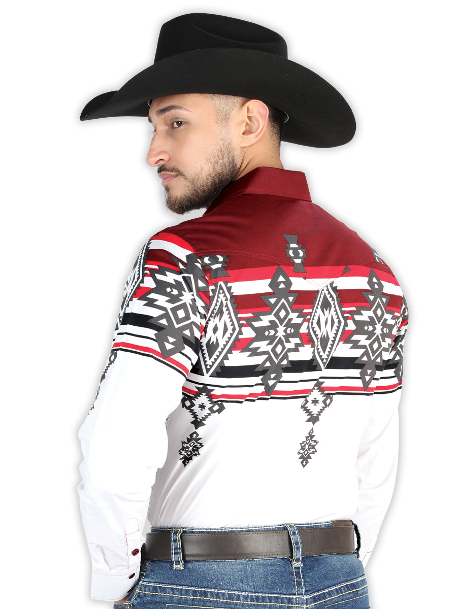 The Everyday Western Shirt — Burgundy (No. 44497)