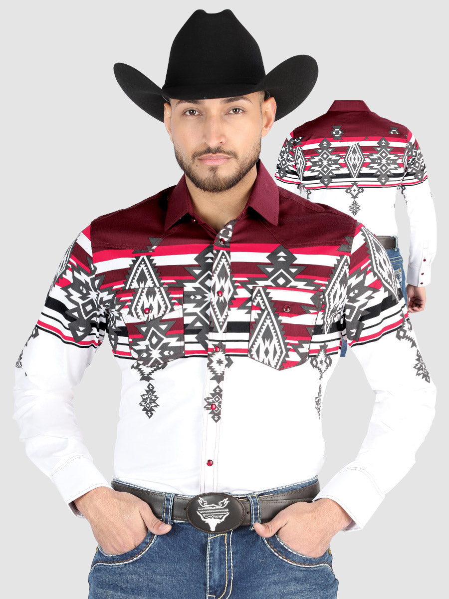 The Everyday Western Shirt — Burgundy (No. 44497)