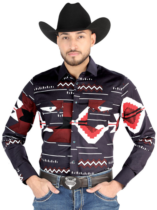 The Everyday Western Shirt — Burgundy (No. 44498)