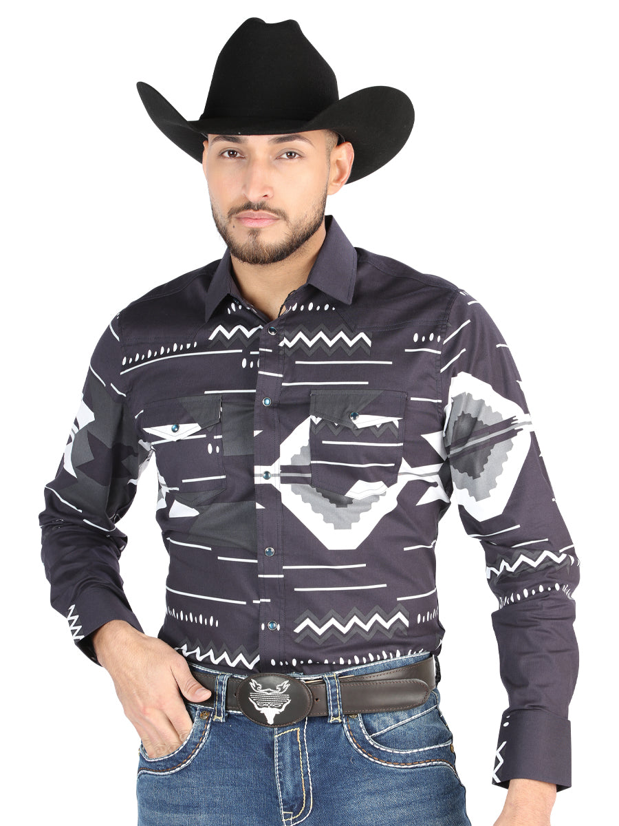 The Everyday Western Shirt — Black (No. 44500)