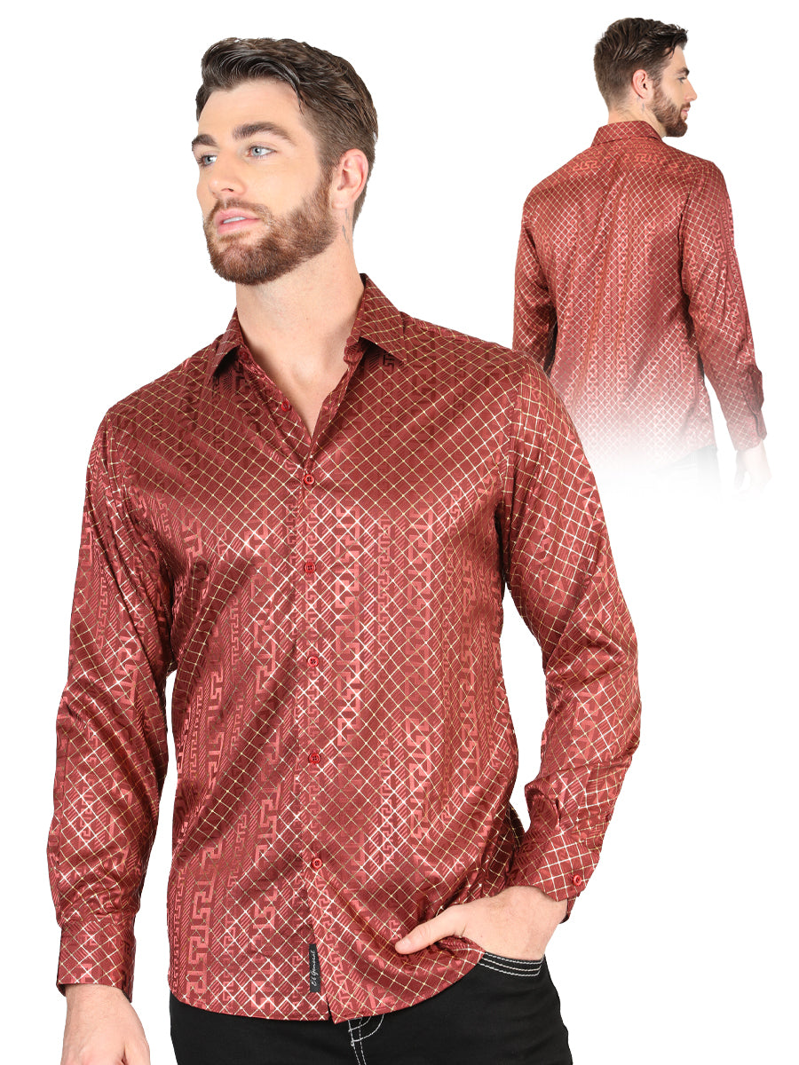 The Everyday Western Shirt — Burgundy (No. 44552)