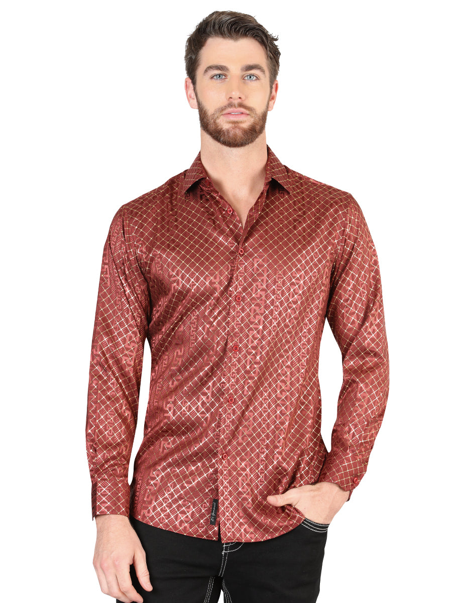 The Everyday Western Shirt — Burgundy (No. 44552)