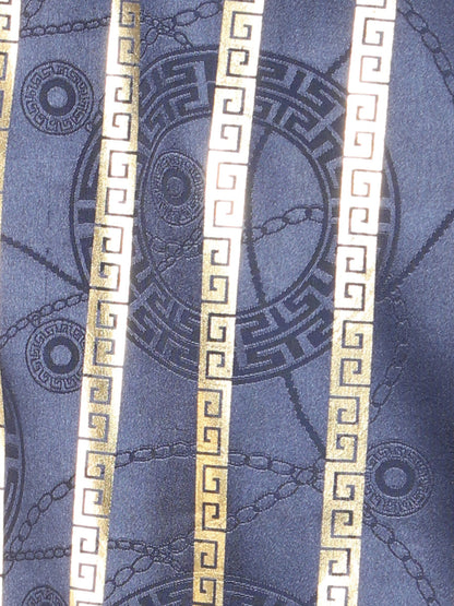The Everyday Western Shirt — Navy & Gold (No. 44553)