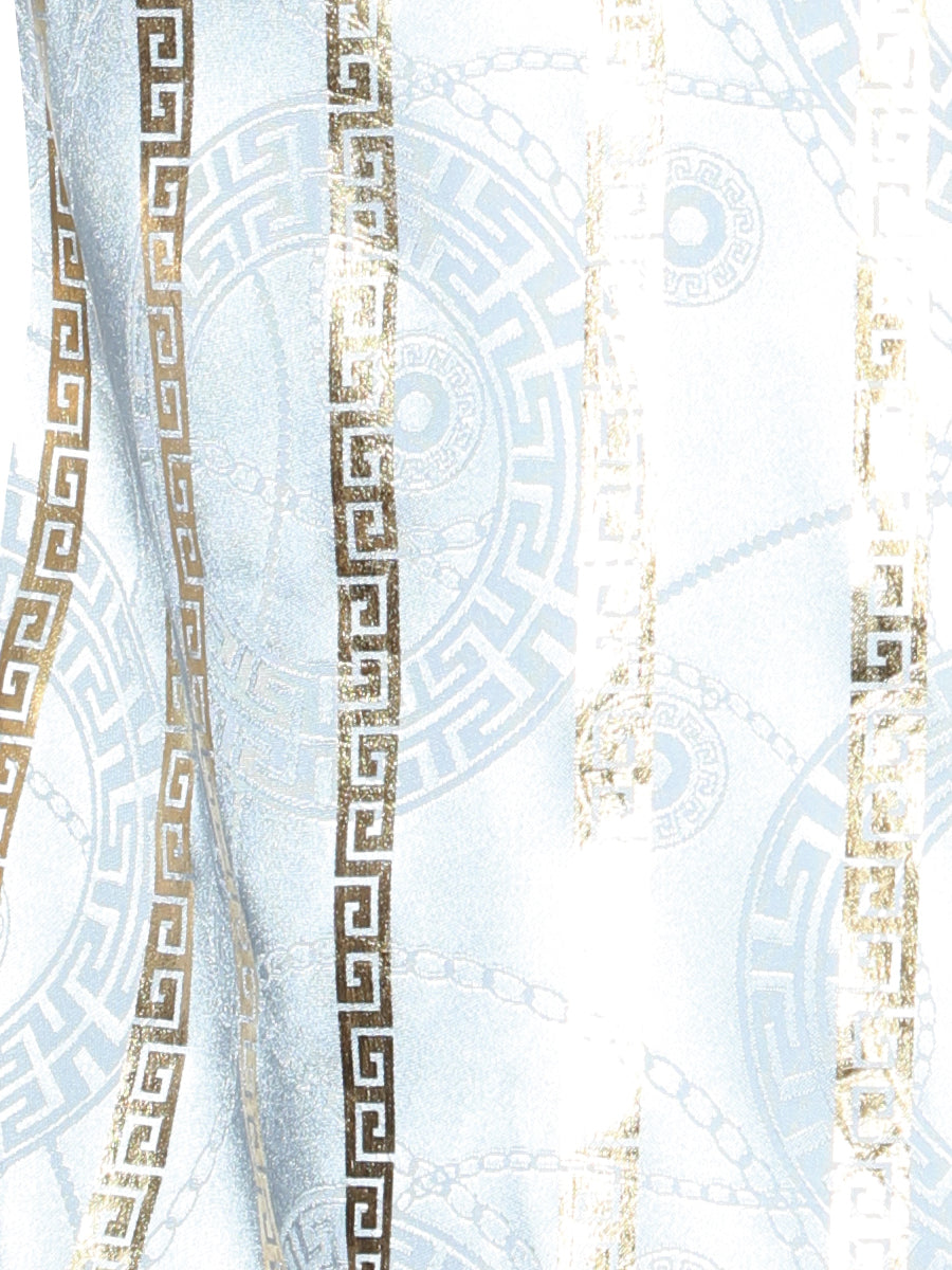 The Everyday Western Shirt — Gray & Gold (No. 44578)