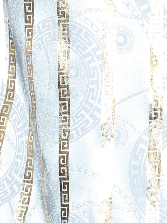 The Everyday Western Shirt — Gray & Gold (No. 44578)