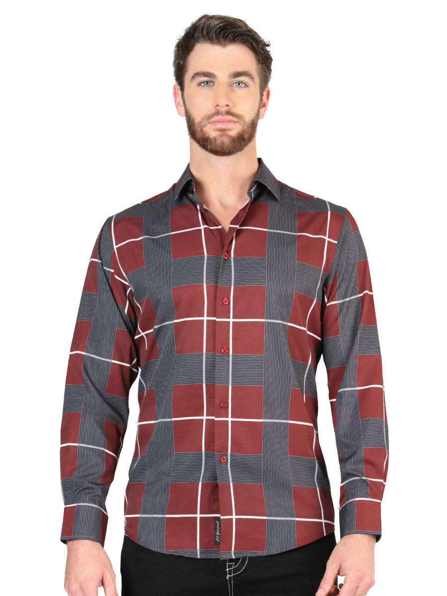 The Everyday Western Shirt — Burgundy (No. 44603)