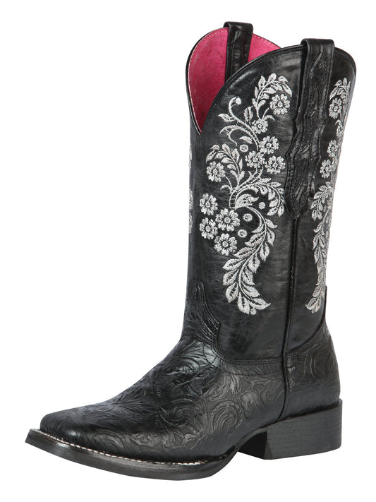 The Women's Rodeo Boot — Black Print (No. 44636)