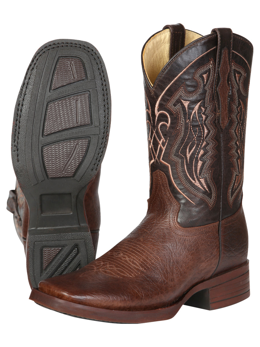 The Texas Rodeo Boot — Café Brown Shoulder Leather (No. 44655)