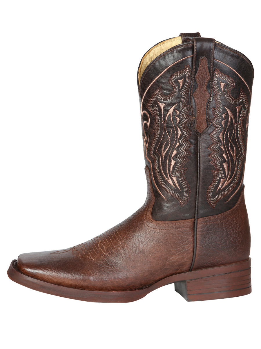 The Texas Rodeo Boot — Café Brown Shoulder Leather (No. 44655)