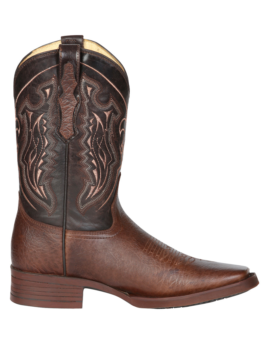 The Texas Rodeo Boot — Café Brown Shoulder Leather (No. 44655)