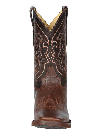 The Texas Rodeo Boot — Café Brown Shoulder Leather (No. 44655)