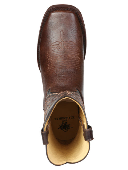 The Texas Rodeo Boot — Café Brown Shoulder Leather (No. 44655)