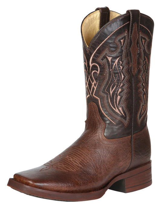 The Texas Rodeo Boot — Café Brown Shoulder Leather (No. 44655)
