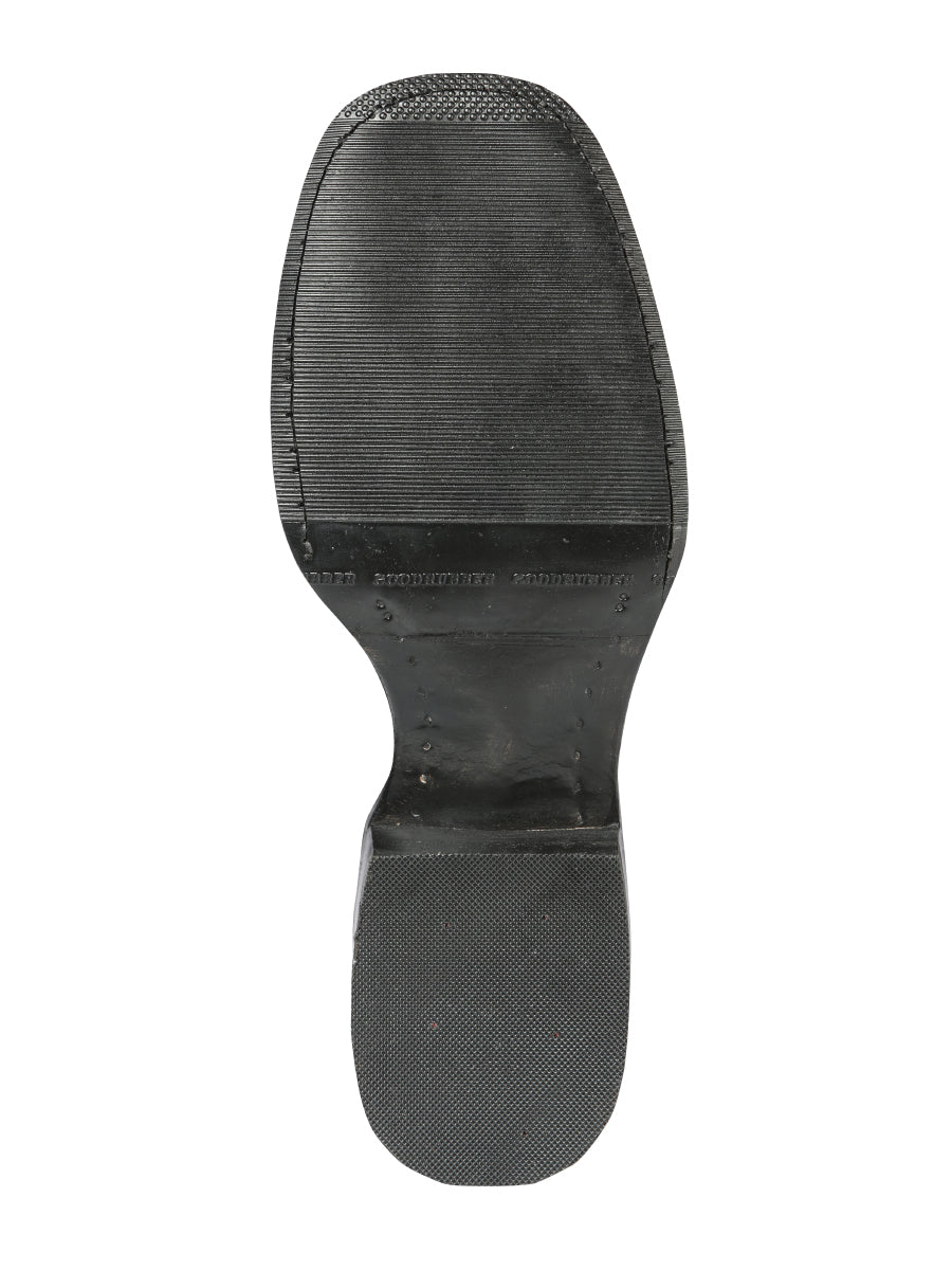 The Rodeo Boot — Pirarucu Print, Black