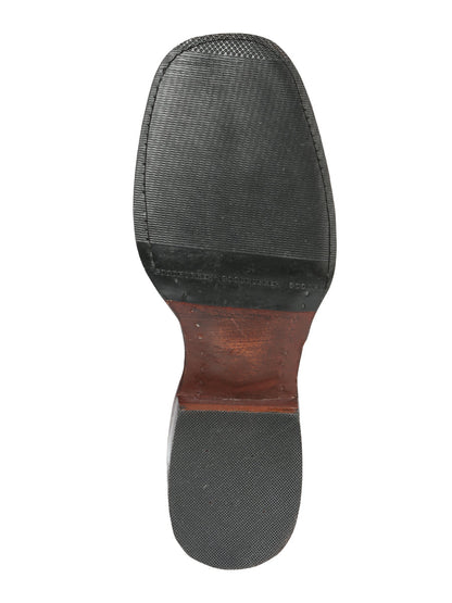 The Rodeo Boot — Brown Ostrich Print (No. 44665)