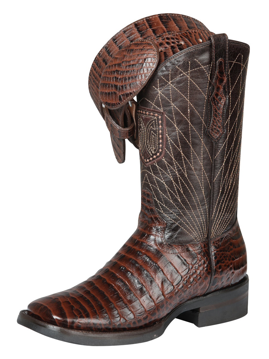 The Rodeo Boot — Brown Gator Print (No. 44672)
