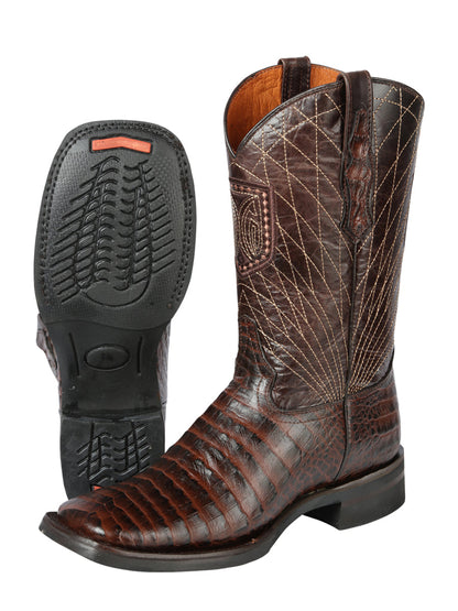 The Rodeo Boot — Brown Gator Print (No. 44672)