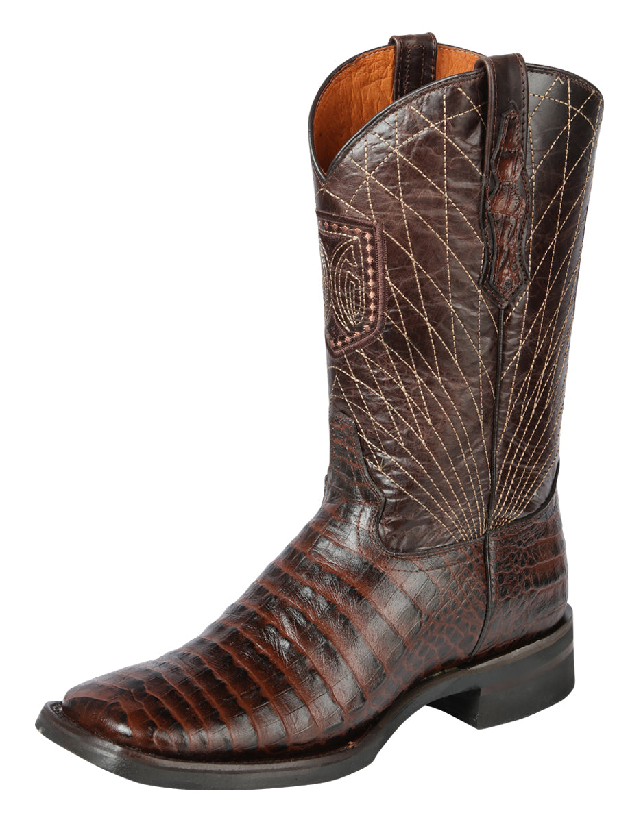 The Rodeo Boot — Brown Gator Print (No. 44672)