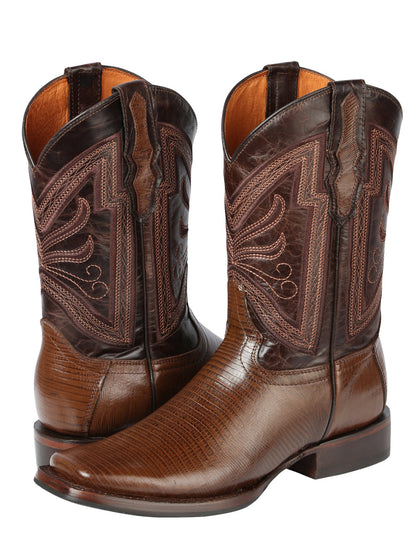The Rodeo Boot — Brown Lizard Print (No. 44674)
