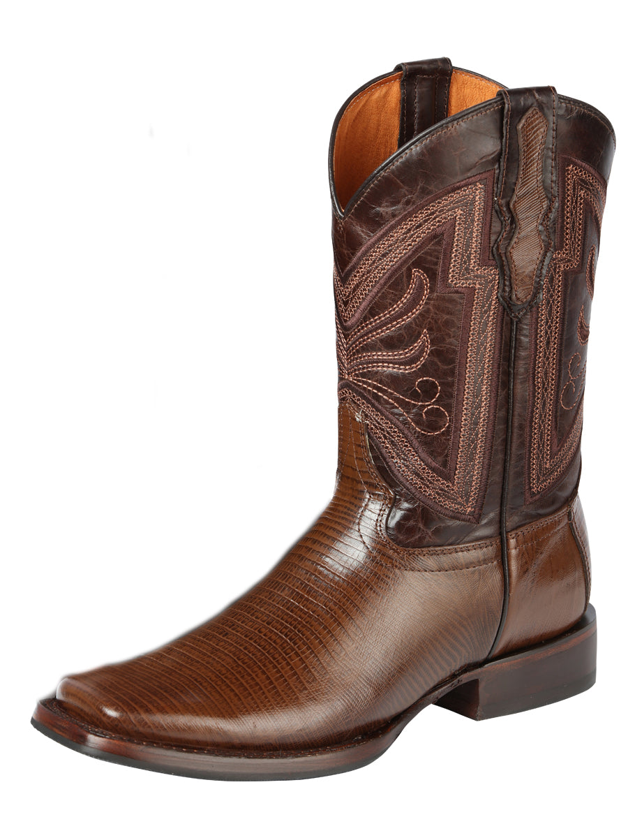 The Rodeo Boot — Brown Lizard Print (No. 44674)
