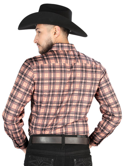 The Everyday Western Shirt — Beige & Black (No. 44697)