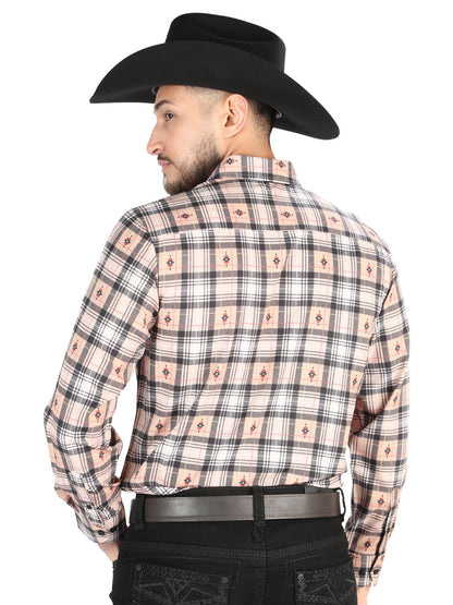 The Everyday Western Shirt — Beige & Black (No. 44698)