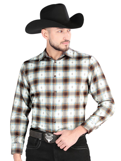 The Everyday Western Shirt — Brown & Sand (No. 44700)