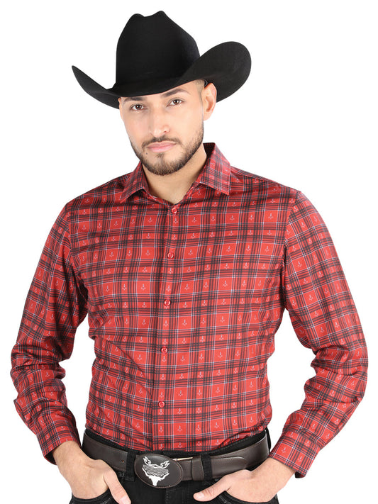The Everyday Western Shirt — Red & Black (No. 44705)