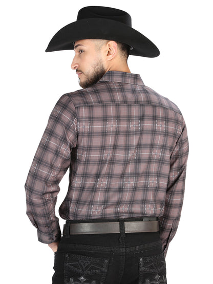 The Everyday Western Shirt — Mocha & Olive (No. 44712)