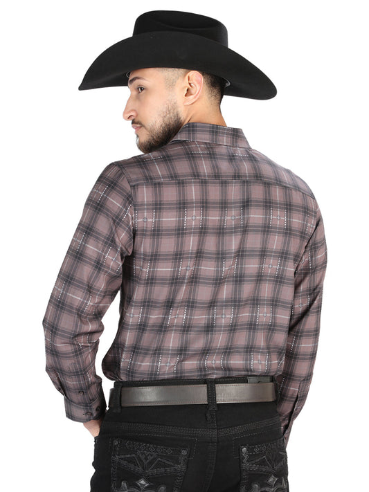 The Everyday Western Shirt — Mocha & Olive (No. 44712)