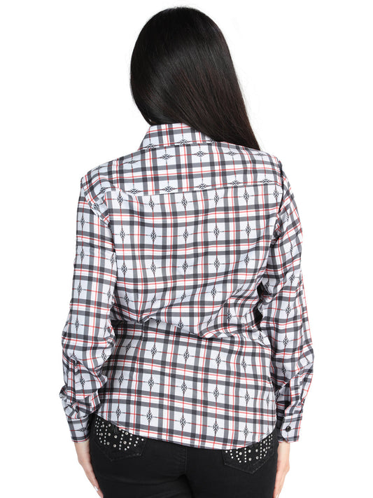 The Women's Everyday Western Shirt — Black & White (No. 44720)