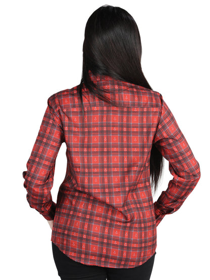 The Women's Everyday Western Shirt — Red (No. 44722)