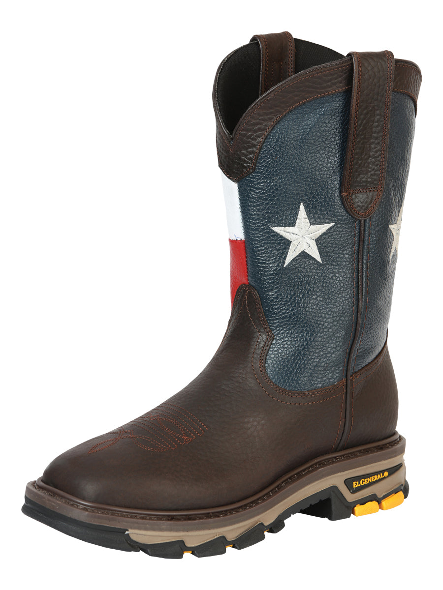 The Rodeo Work Boot — Chocolate Bull Fight (No. 44749)