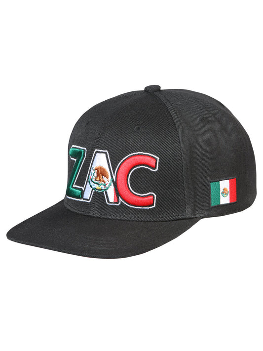 The Estado Snapback Cap — Zacatecas, Black (No. 44779)