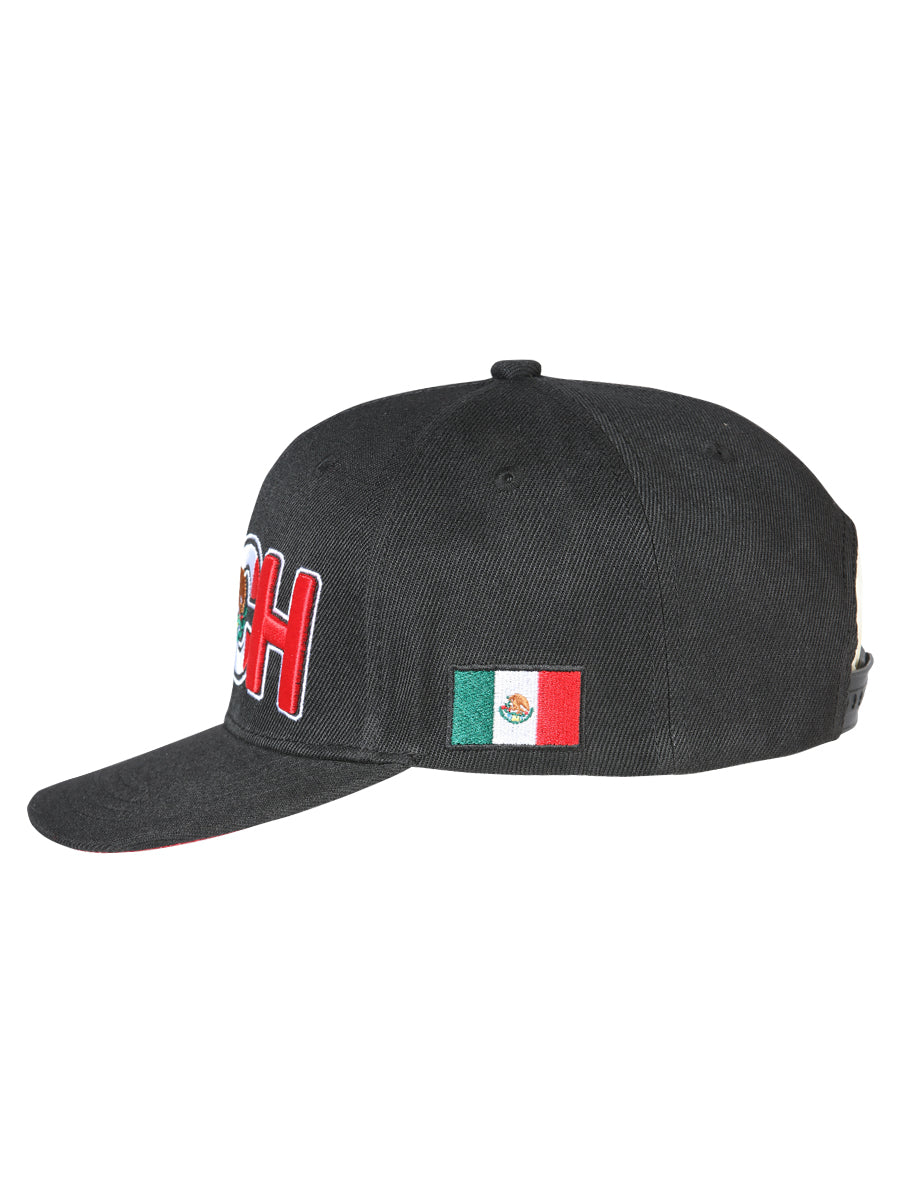 The Estado Snapback Cap — Michoacán, Black (No. 44783)