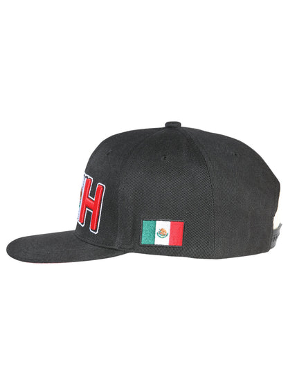 The Estado Snapback Cap — Chihuahua, Black (No. 44785)