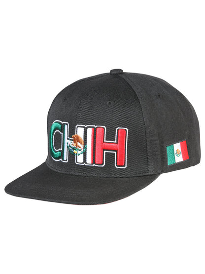 The Estado Snapback Cap — Chihuahua, Black (No. 44785)