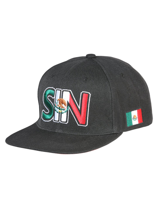 The Estado Snapback Cap — Sinaloa, Black (No. 44797)
