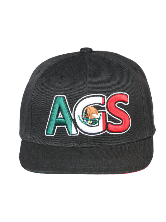 The Estado Snapback Cap — Aguascalientes, Black (No. 44801)