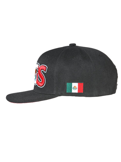The Estado Snapback Cap — Aguascalientes, Black (No. 44801)
