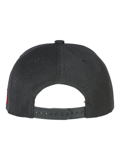The Estado Snapback Cap — Aguascalientes, Black (No. 44801)